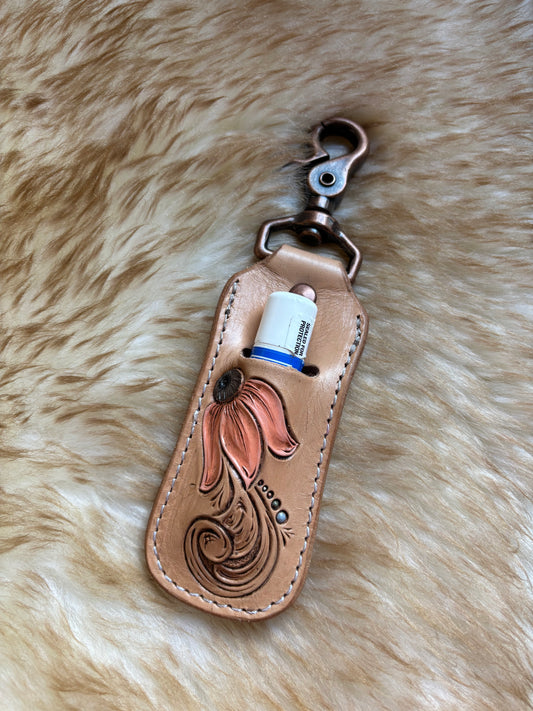 Leather Chapstick Holder