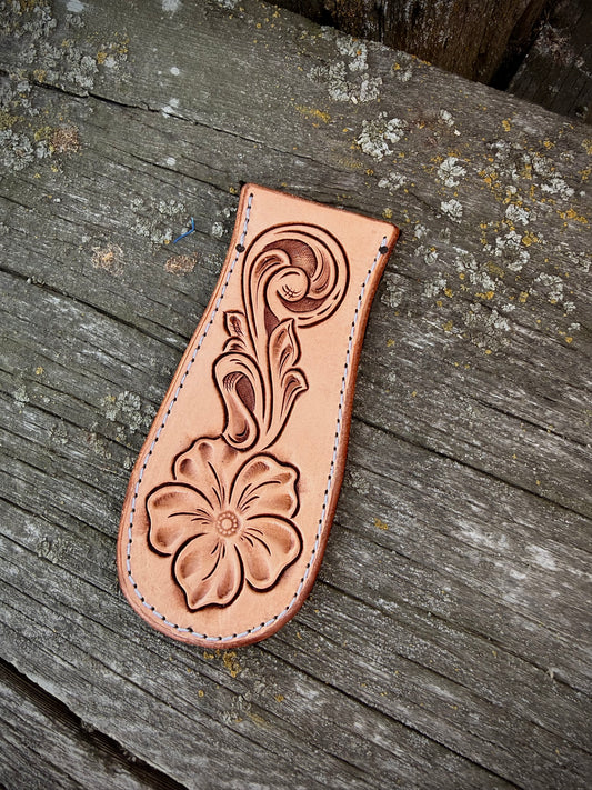 Leather Cast Iron Pan Handle