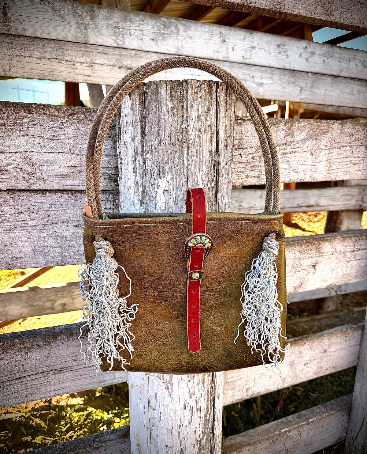 Green Rope Purse