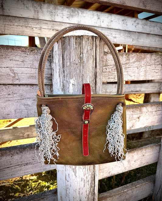 Green Rope Purse